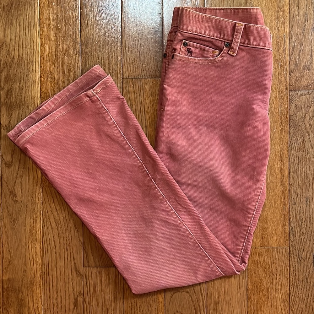 Abercrombie & Fitch Pink Boot Cut Pants